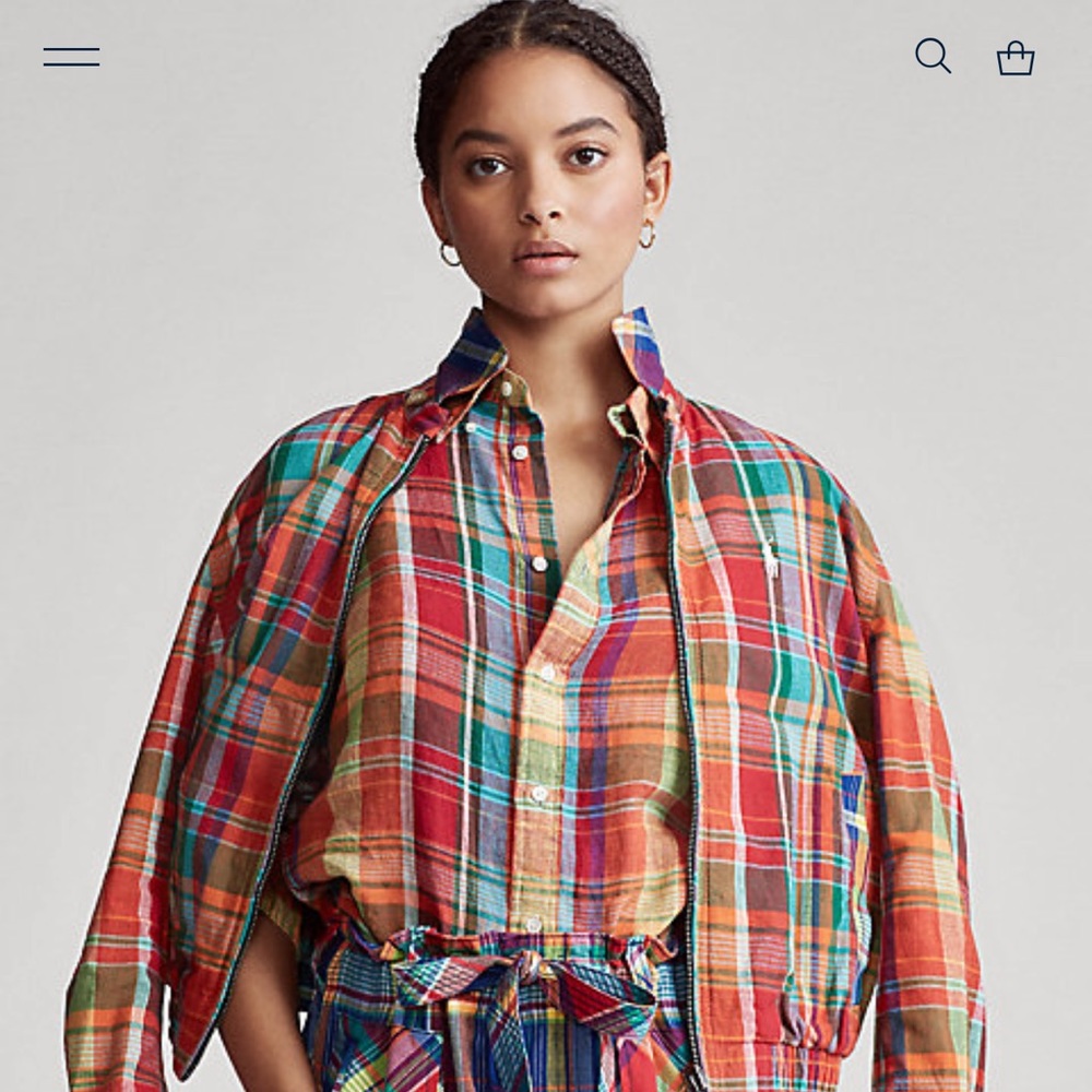 Women’s POLO Ralph Lauren XS Plaid Reversible Plaid Jacket